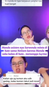 Manda, Asisten Sarwendah, Bikin Geger Media Sosial Lewat Ungkapan Berbahasa Inggris